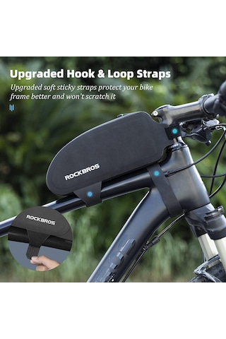 Rockbros Üst Ön Çerçeveli Bisiklet Çantası Su Geçirmez Çok Renkli