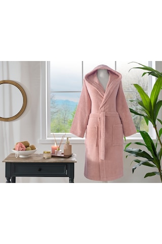 Özdilek Woven Kapüşonlu Bornoz Xl Tarçın
