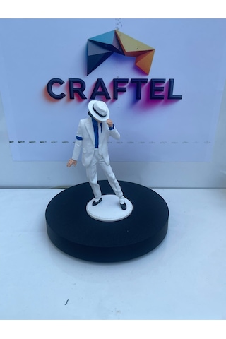Michael Jackson Figür Koleksiyonluk Hediyelik Ürünler Masa Üstü Dekoratif Biblo 13 Cm