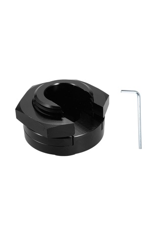 Skycity Motor Bağlantı Kablosu Fırewall Grommet Delik, Aluminyum Alaşım, Siyah, 7.5x7.5x4.5cm, 61g, Anahtar İle