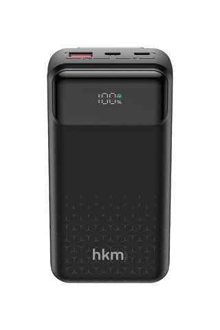 Power Nano 20.000 Mah 20W Pd 20W Hızlı Şarj Destekli Type-C Ve Lightning Kablolu Powerbank Siyah