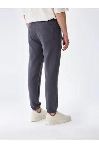 Isaora Gıza Cotton Jogger Erkek Dark Grey Sweat Pant Isr5402 Koyu Gri