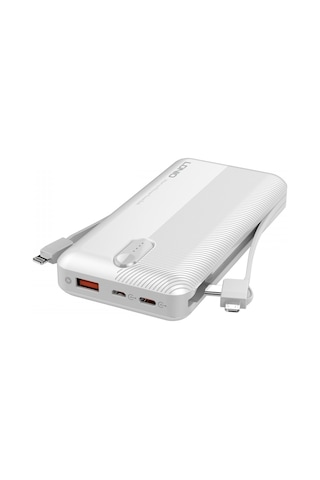 Ldnıo PL1013 10000 Mah Hızlı Şarj Powerbank Beyaz