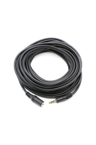 3.5 Mm Dişi Erkek Kulaklık Stereo Uzatma Kablosu 10 Metre