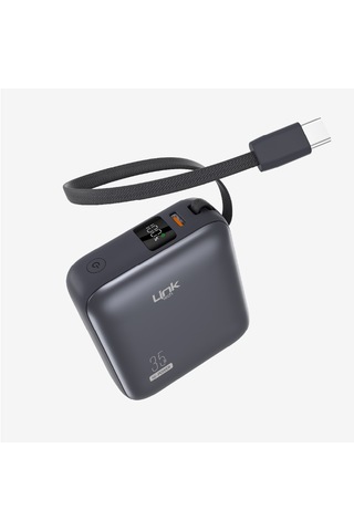 Pd35 Süper Hızlı Şarj 35w Turbo Destekli 10.000 Mah Powerbank Füme