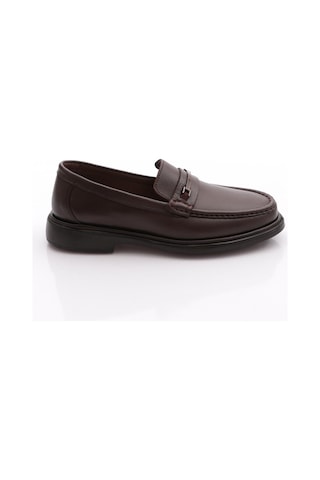 Dgn 2385 Erkek Loafer Ayakkabi Kahve