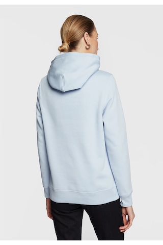 Tommy Hilfiger Byan Kapşonlu Sweatshirt Cepsiz Açık Mavi