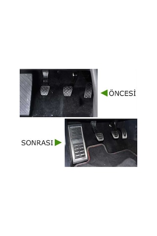 Volkswagen Golf 7 Manuel Pedal Seti Geçmeli (4 Parça) (525529067)