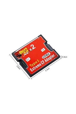 Micro Sd Cf Adaptör Micro Sd Cf Kart Çevirici Micro Sd Compactflash Kart Çevirici
