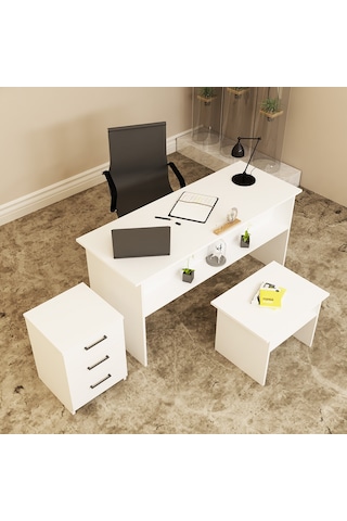 KALENDER DEKOR MERKÜR-1-2-3 OFİS BÜRO MASASI TAKIMI MRK01