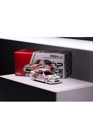 Pop Race Mitsubishi Lancer Evolution Evo Iv Rally Pr64-165 1/64