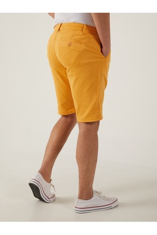 Hardal Renk Chino Erkek Şort Hardal