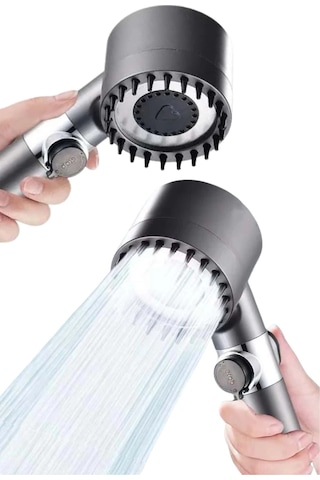 Znv Zenvia Mey İthalat Yeni Nesil Duş Başlığı Paslanmaz Çelik Masaj Etkili Ergonomik Tasarım Su Basınçlı Zn 446721