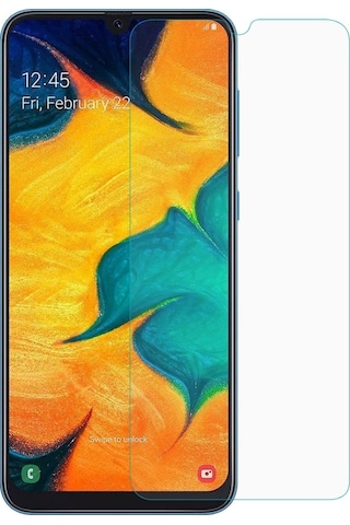 Samsung Uyumlu Galaxy A30 Nano Kırılmaz Cam Ekran Koruyucu Şeffaf