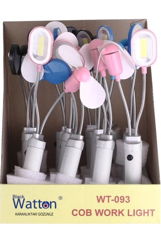 Pervane Ve Mıknatıslı Masa Lambası Wt-093 Çr