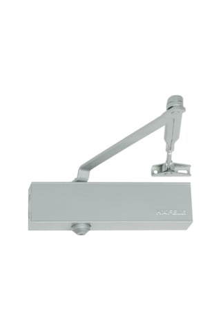Hafele Dcl51 Sabitlemesiz Kapı Kapatıcı Standart Kollu, Gümüş Ren