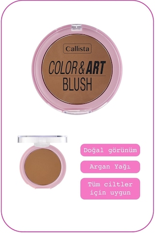 Callista Color Art Blush Toz Allık - 140 Bronzed Babe