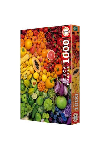 Educa Puzzle 20178 - 1000 Parça Renkli Vitamin - Colorful Vitamines