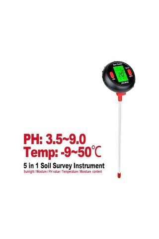Butu Rz104 Toprak Ph Ölçer Nem Dedektörü Dijital Monitörü