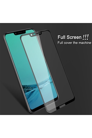 Huawei Honor Play Full Glue Tempered Full Cam Ekran Koruyucu Siyah (294105664)
