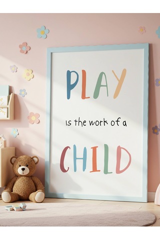 Play Child Dijital Baskı Poster V1 Çerçevesiz