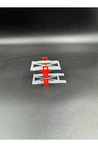 1:64 Ölçek Diaroma Araç Lifti - Gri - Turuncu