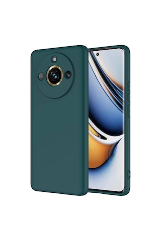 Realme 11 Pro Plus Kılıf Yumuşak Silikon Kamera Korumalı Lansman Pazarplus Siyah