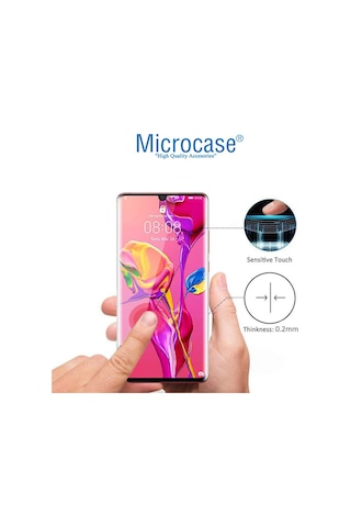 Microcase Galaxy Note 20 3D Kavisli Tam Kaplayan Polymer Nano