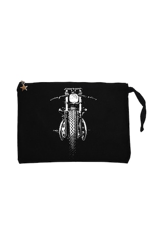 Chopper BW Siyah Clutch Astarlı Cüzdan / El Çantası Siyah
