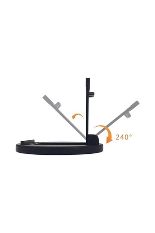 Masaüstü Telefon Tutucu Satandı Katlanır Q3-Siyah