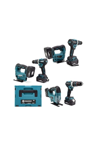 Prohummer Ph270 Akülü Kömürsüz Motor İkili Set Dekupaj Testere + Vidalama Matkap