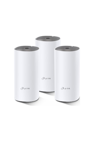 Tp-lınk Deco E4 3-pack , Ac1200 Mbps, 10/100mbps Port, 370 M²'ye Kadar Kapsama, Wi-fi Mesh Sistemi