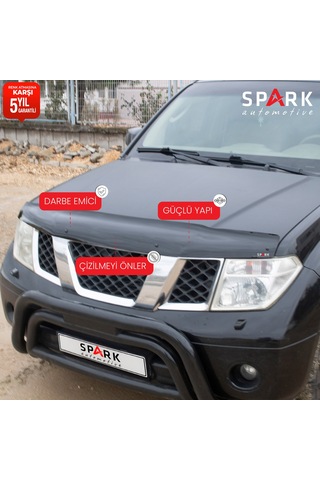 Nissan Navara 2006-2015 Yıl Aralığı Uyumlu Kaput Rüzgarlığı 3mm