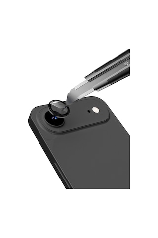 Apple Uyumlu iPhone 17 Air Zore Mikro Kamera Lens Koruyucu Gold