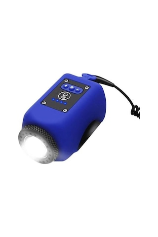 Xbyc 6128 Usb Şarjlı 250 Lümen 120 Db Yüksek Sesli Bisiklet Ön Farı Ve Korna Mavi