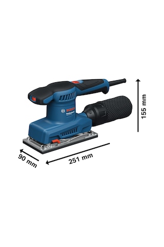 Bosch GSS 20-18 A Titreşimli Zımapara Makinesi - 0601070101