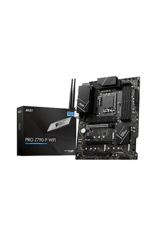 Pro Z790-p Wıfı Soket 1700 Ddr5 7000mhz Oc Pcı-e Gen5 M.2 Usb3.2 Dp Hdmı 1x2.5g Lan Wı-fı 6e Atx Anakart