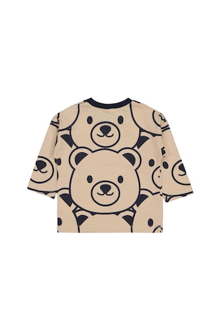 Civil Baby Ayıcıklar Baskılı 6-18 Ay Sweatshirt Lacivert