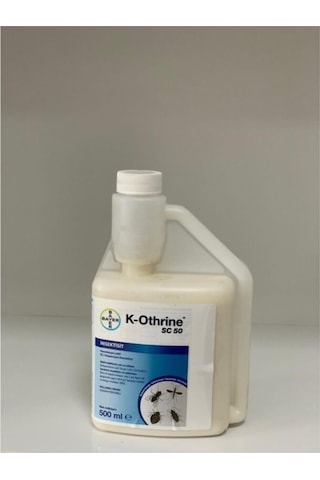 K Othrıne Bayer 500 Ml K-Othrine Sc 50 Kokusuz Bit Pire Hamamböceği Kene Tahtakurusu Ilacı
