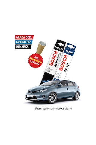 Bosch Aerotwin Toyota Auris 2013 - 2019 Ön Arka Silecek Seti