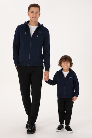 U.S. Polo Assn. Erkek Regular Fit Lacivert Şardonlu Örme Hırka 50313755-VR033