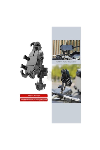 Torima JX-043 Car Holder Araç Içi Ve Bisiklet Telefon Tutucu Siyah