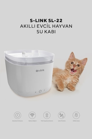 Gaman Tuya Uygulama Kontrollü Akıllı Otomatik Evcil Hayvan Su Sebili