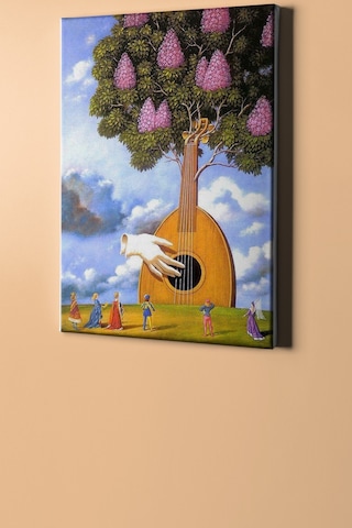 Webstyle Sayılarla Boyama Seti Kasnaklı Bir Çalgı 60x75 Cm
