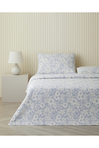 English Home Dyna Çift Kişilik Pike Takımı 200x220 Cm Mavi
