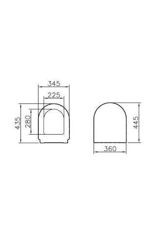 VitrA S50 72 - 003 - 309 Klozet Kapağı