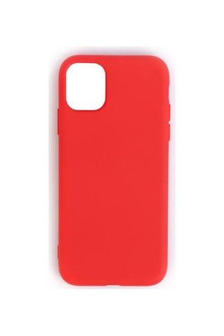 Apple Uyumlu iPhone 11 İle Cappy Silikon Kılıf Pembe Pembe