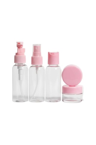 Seyahat İçin 5 Li Kozmetik Dolum Seti 30 Ml Çok Renkli