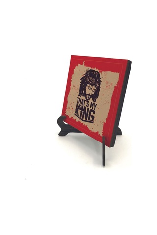 Hz İsa Görseli Baskılı Mdf Masaüstlük 10x10 626