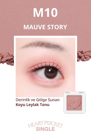 Peripera Heart Pocket Single M10 Mauve Story M10 Mauve Story